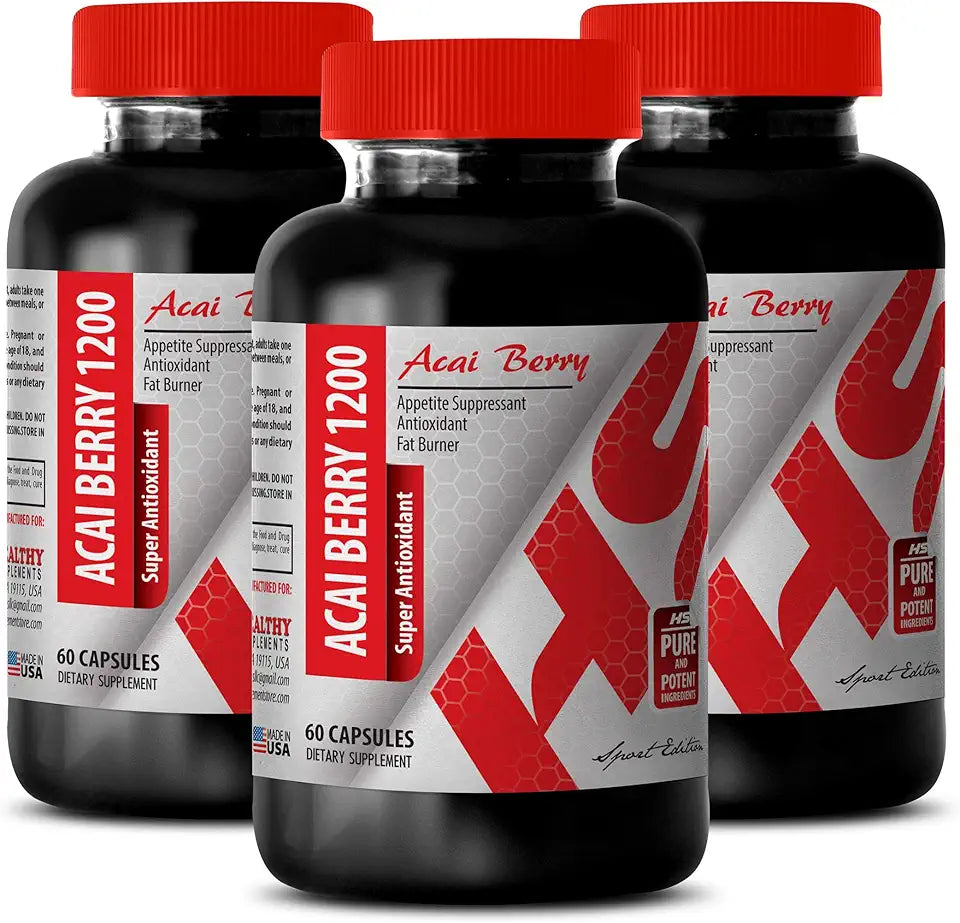 Acai Supplement Capsules I814