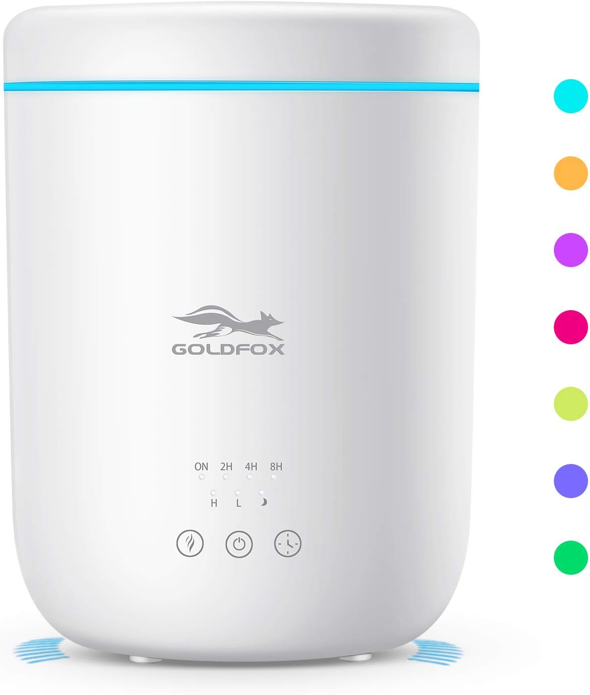 2.2L Cool Mist Humidifier with Ambient Light, Pack of 2 H317