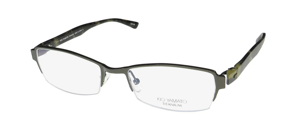 Titanium Half-Rimless Eyeglass Frame Y66337