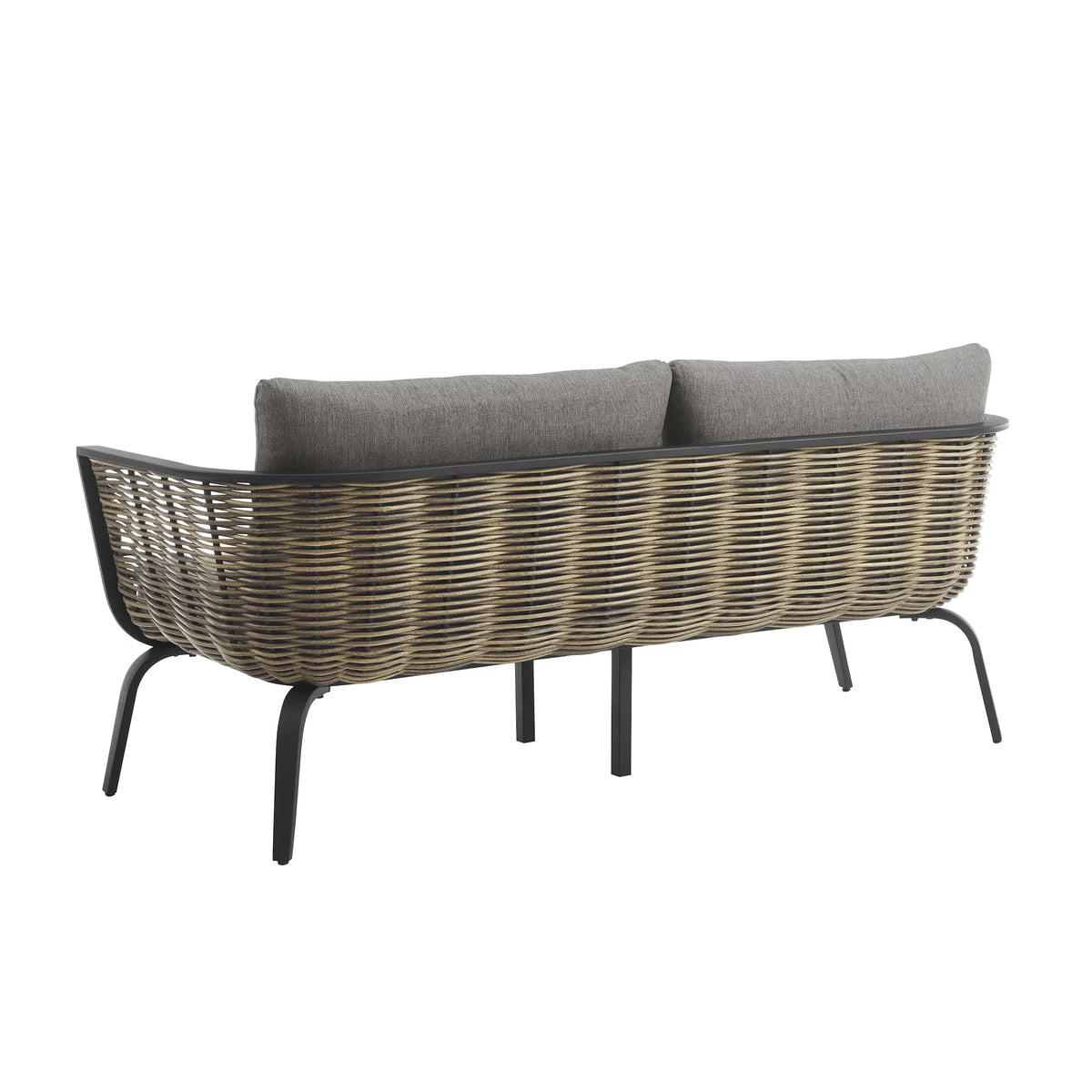 Black Outdoor Loveseat I71560