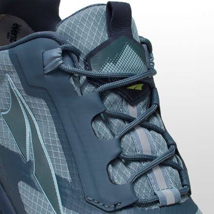 Gray/Lime Low Trail Running Shoes L718001
