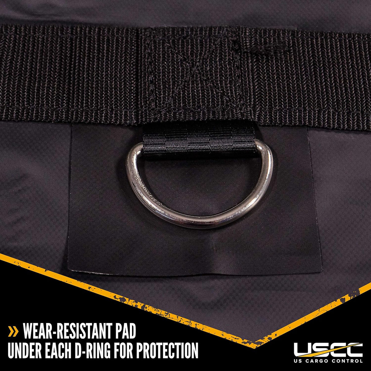 Black 14 Ounce Lumber Tarp with 8 Foot Drop and Flap O21526