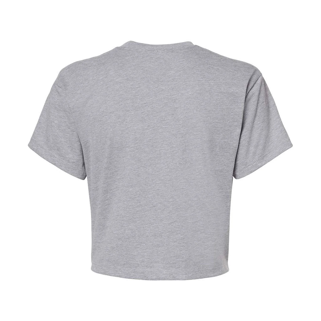 Juniors Cropped Cotton Blend T-Shirt L701