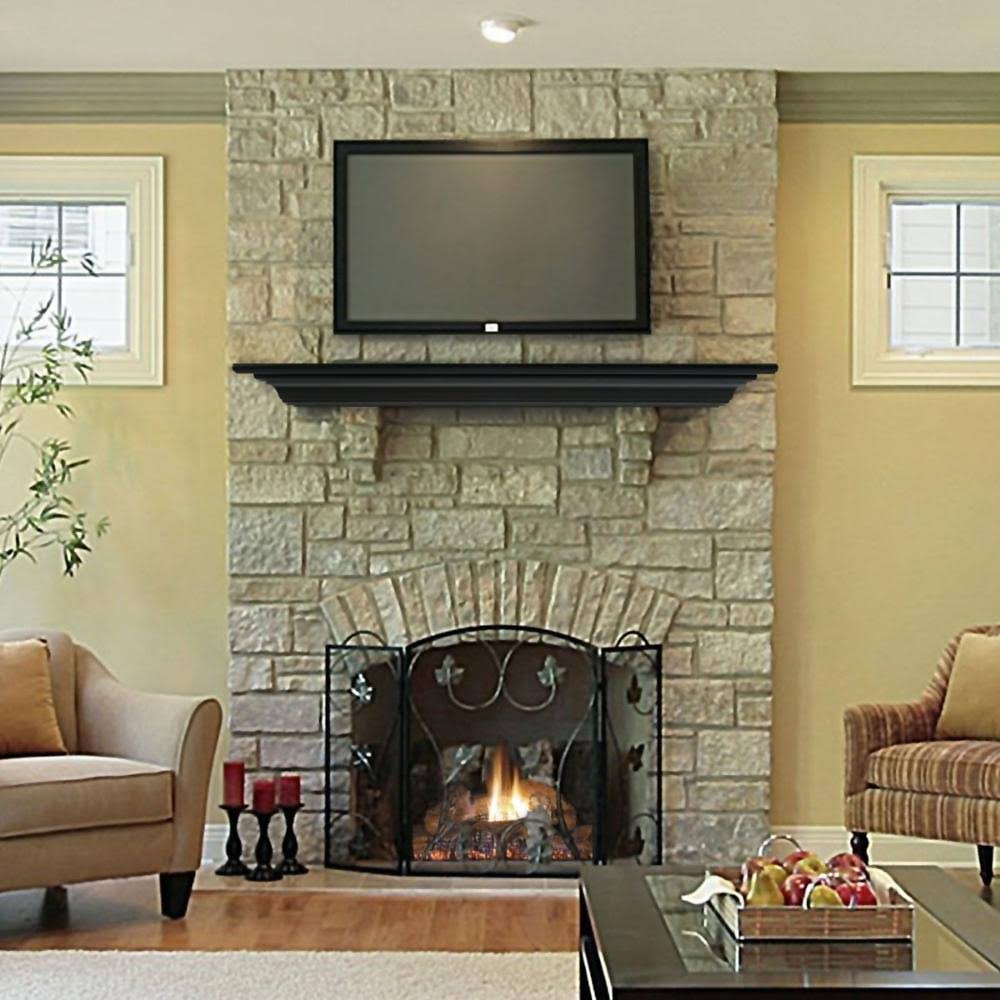 White MDF Mantel Shelf 48x22 U235