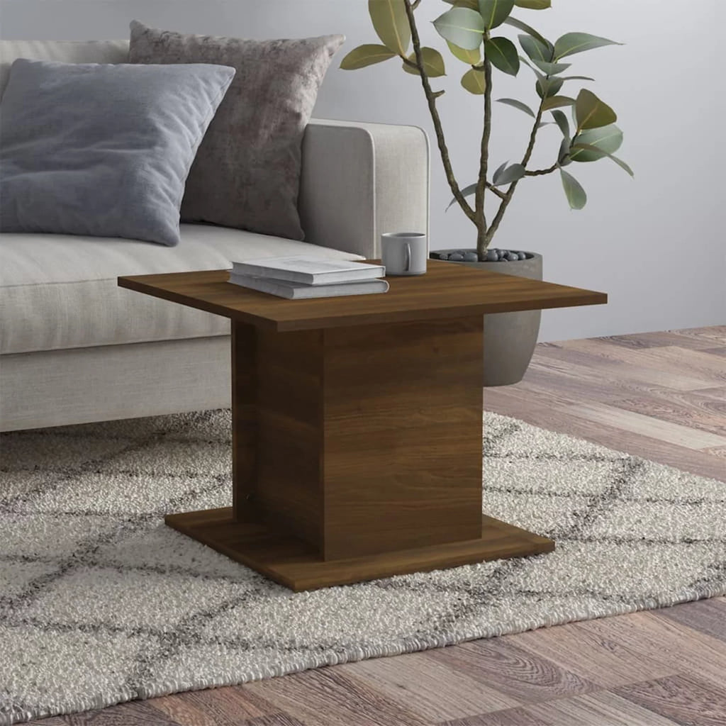 Brown Oak Engineered Wood Coffee Table N111