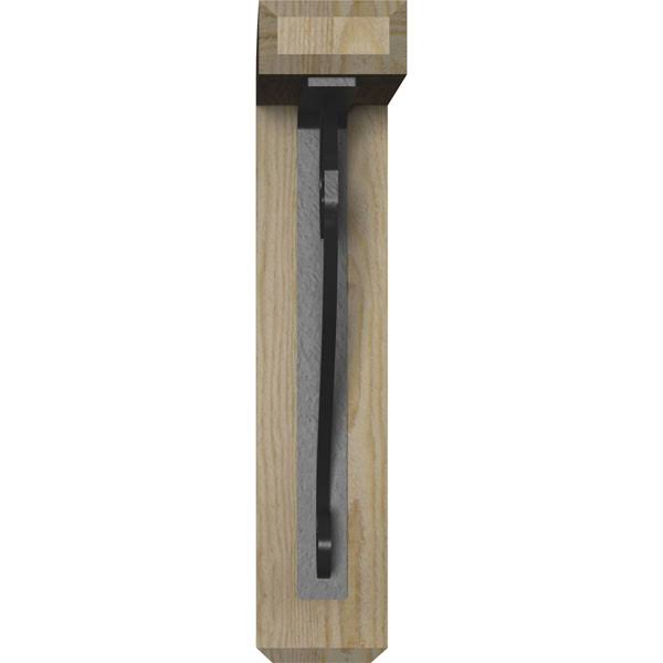 Douglas Fir Iron Bracket N5409