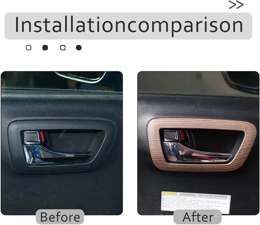 ABS Interior Door Handle Panel Cover Trim W857712