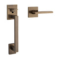 Satin Brass/Black Smart Handleset Kit J206