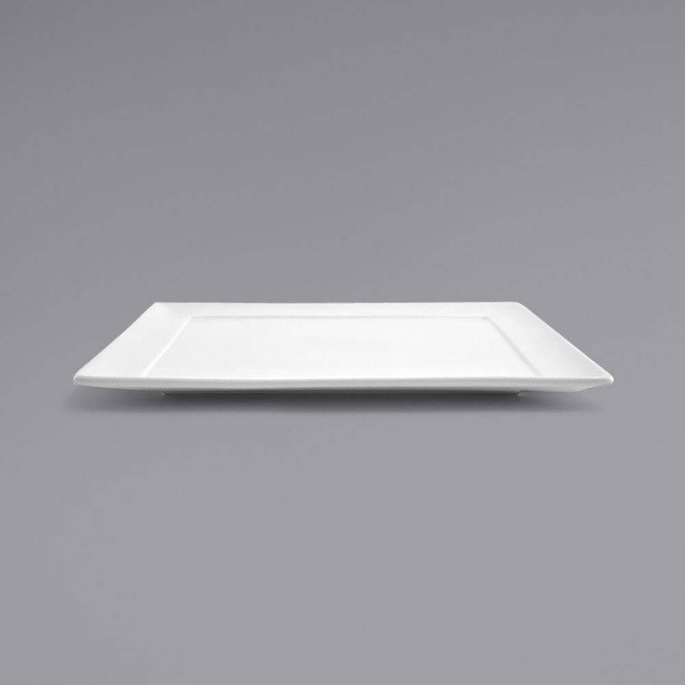 10.75 inch Spiral Square Plate, 6 per Case Y9199