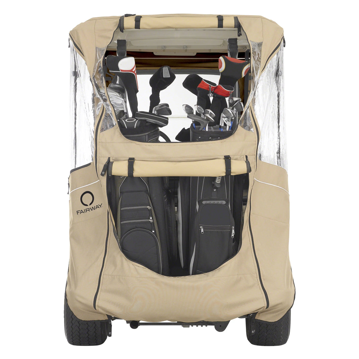 Khaki Golf Cart Enclosure Z260