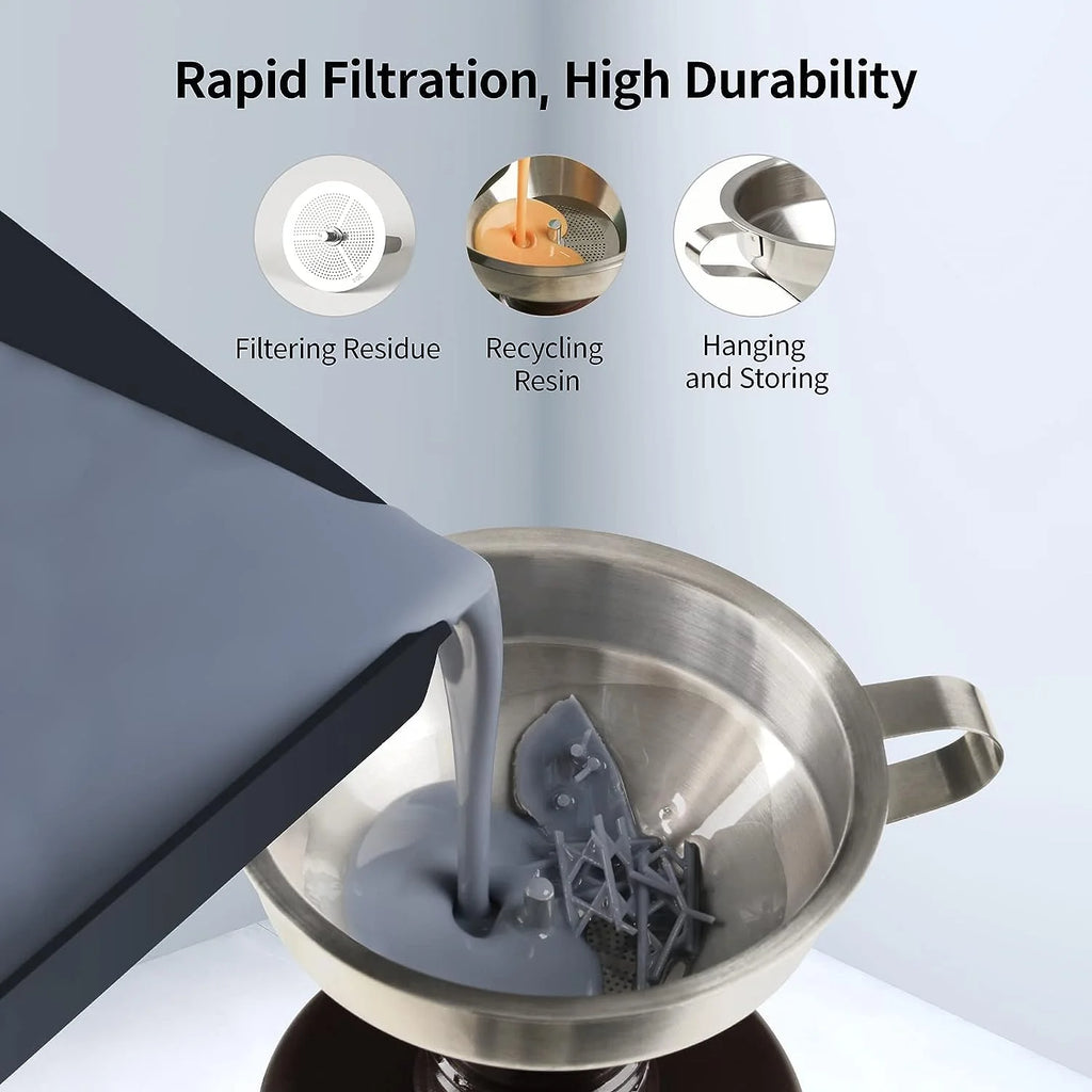 3D Printer Tool Kits with Silicone Pad, Resin Filter, Water Bottle, Cloth, Gloves, Nipper A3759