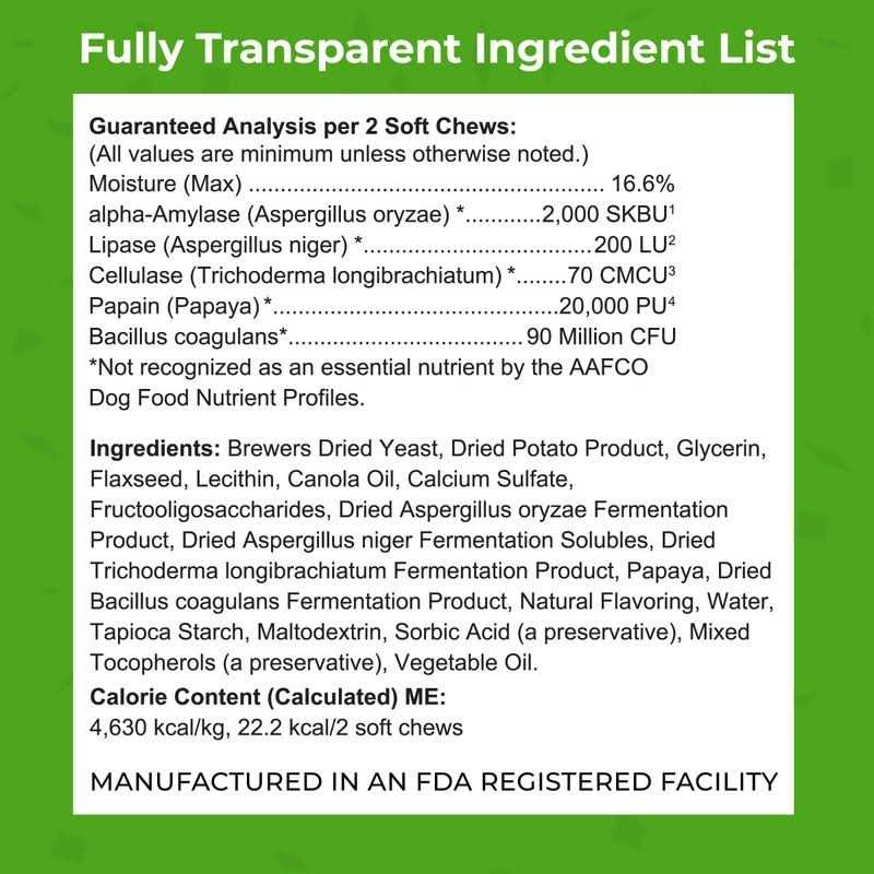 Dog Probiotics and Digestive Enzymes X4036