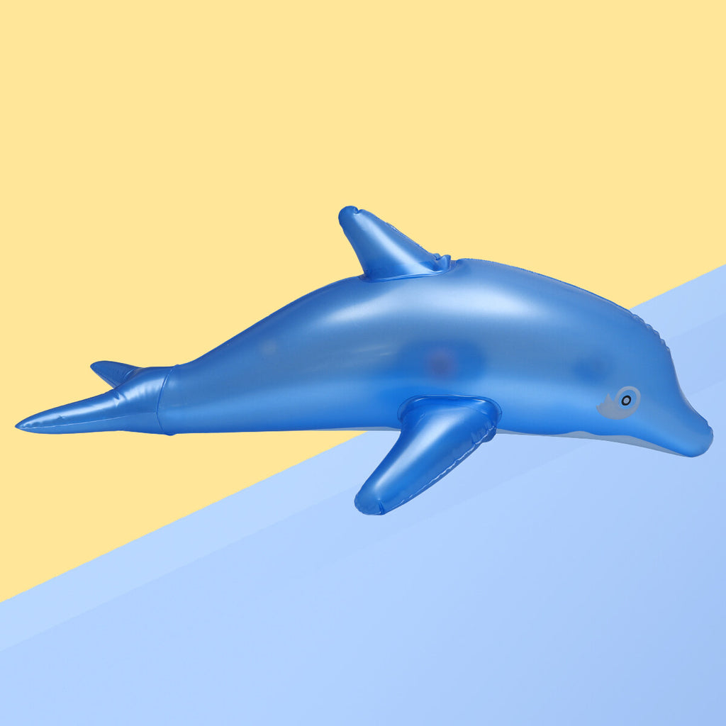 Inflatable Dolphin Bath Toy (Blue) Y906