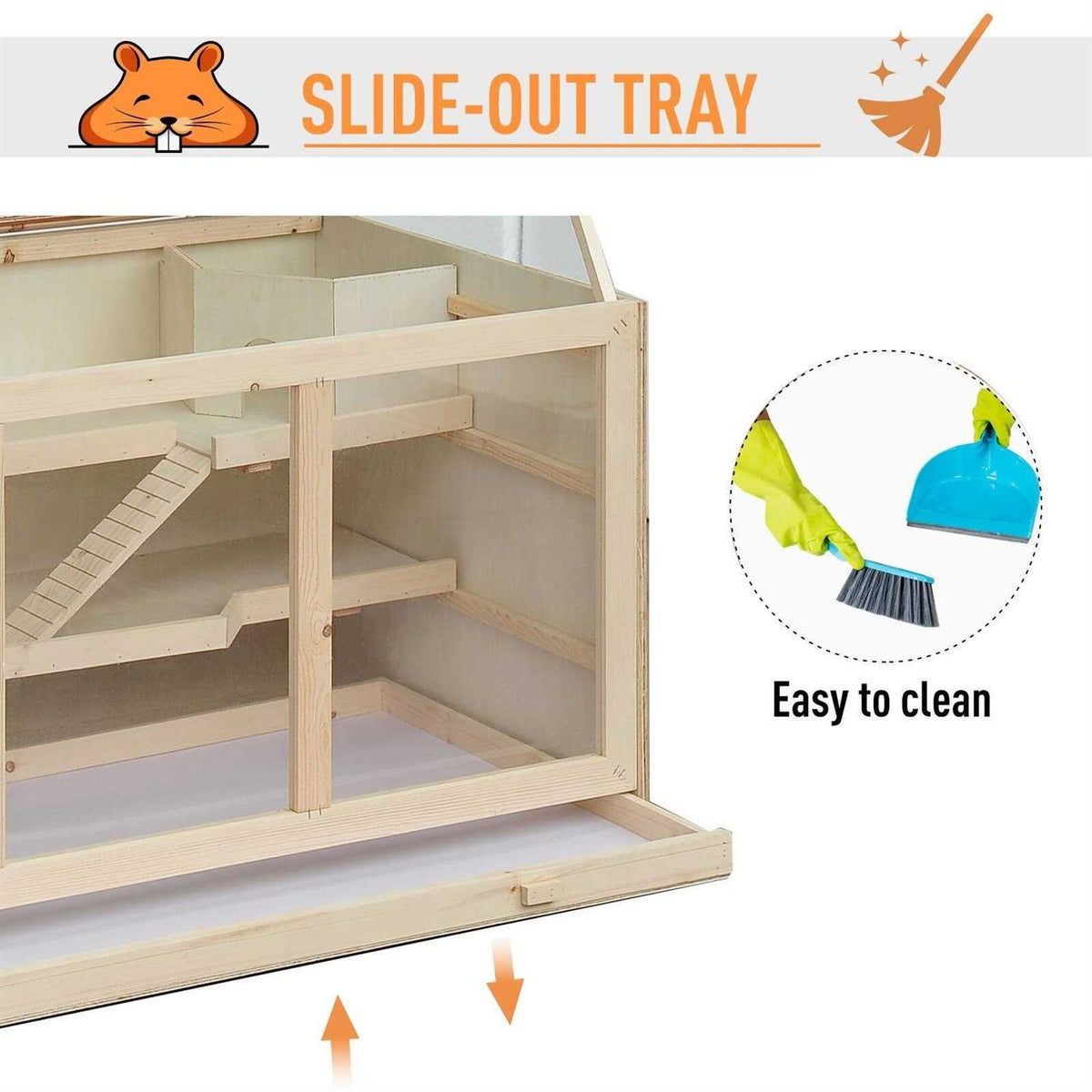 Extra Large Wooden Small Animal Habitat D5864