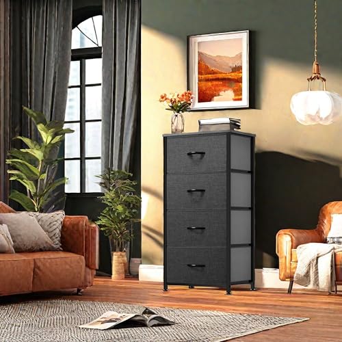Fabric Dresser with 4 Drawers E740685