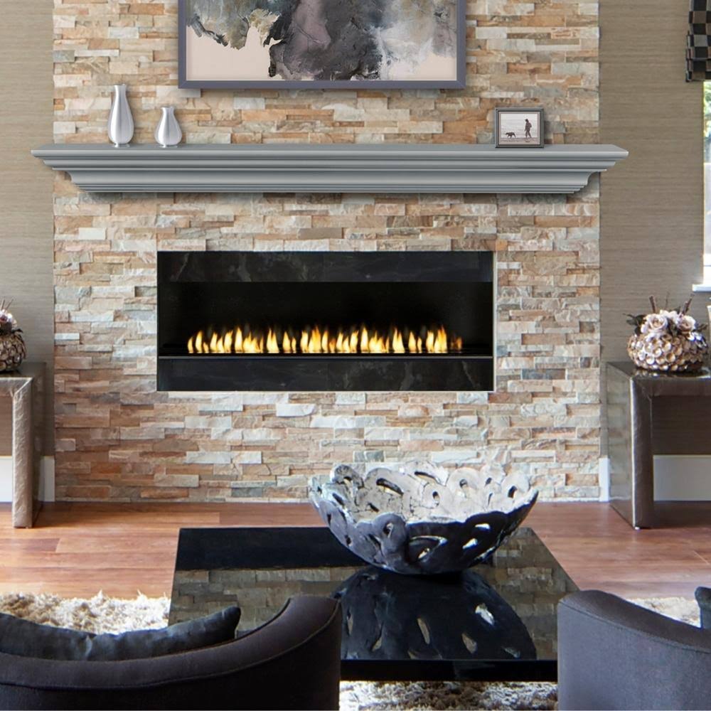 White MDF Mantel Shelf 48x22 U235