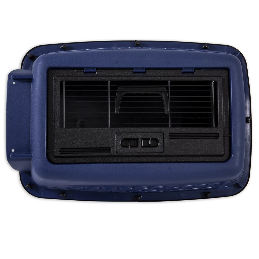 Blue 24 2-Door Plastic Pet Carrier U903