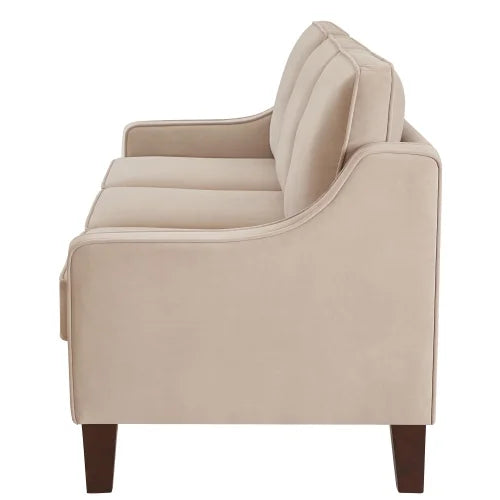 3 Piece Sofa Couch with Wood Legs J40889