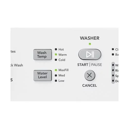 White Electric Laundry Center with 3.9 cu. ft. Washer and 5.6 cu. ft. Dry Capacity H5891