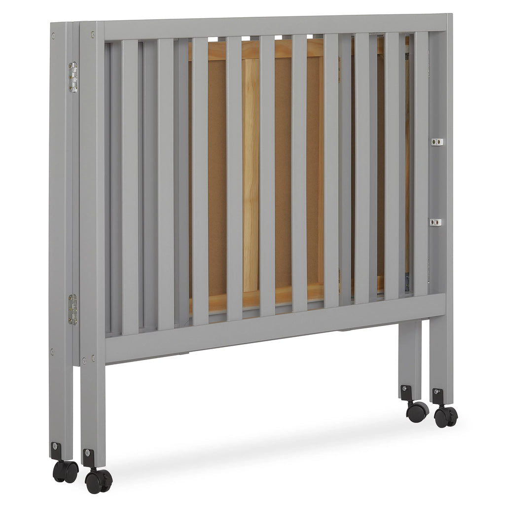 Pebble Grey Folding Crib K120