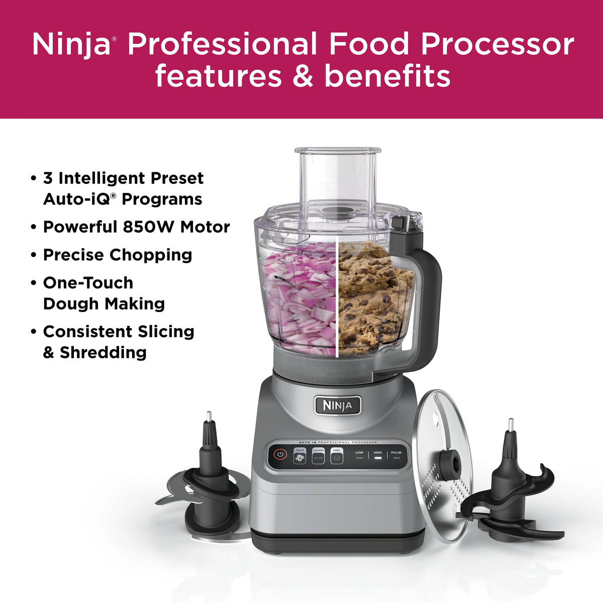 850 Watts 9-Cup Food Processor Q5243